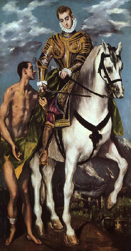 El Greco St.Martin and the Beggar Sweden oil painting art